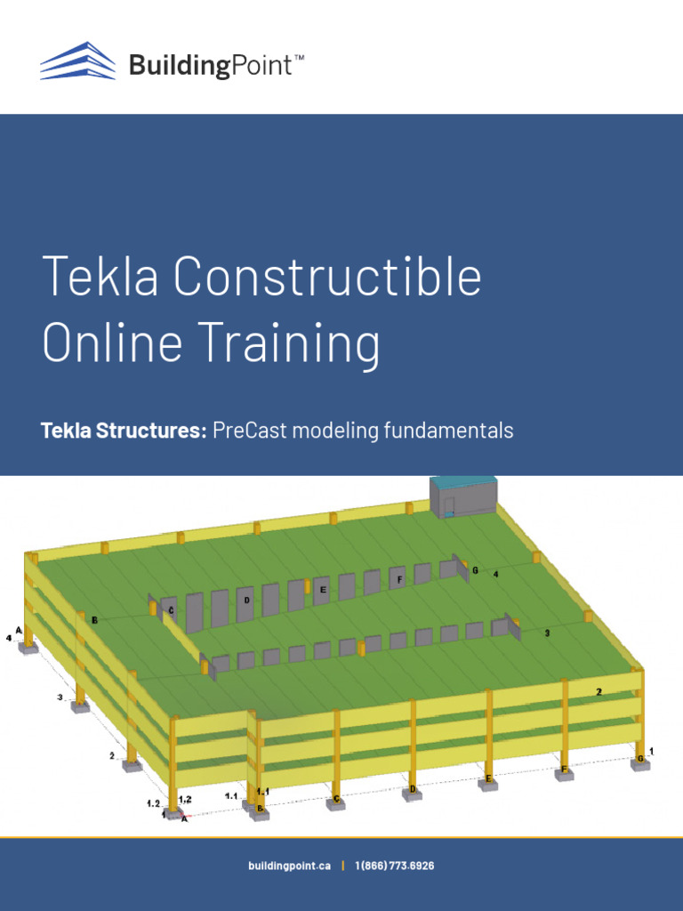 Tekla Precast Modeling Course Overview | PDF | Precast Concrete ...