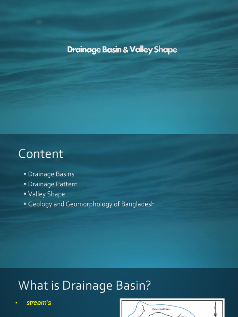 Deranged Drainage Patterns Explained | PDF