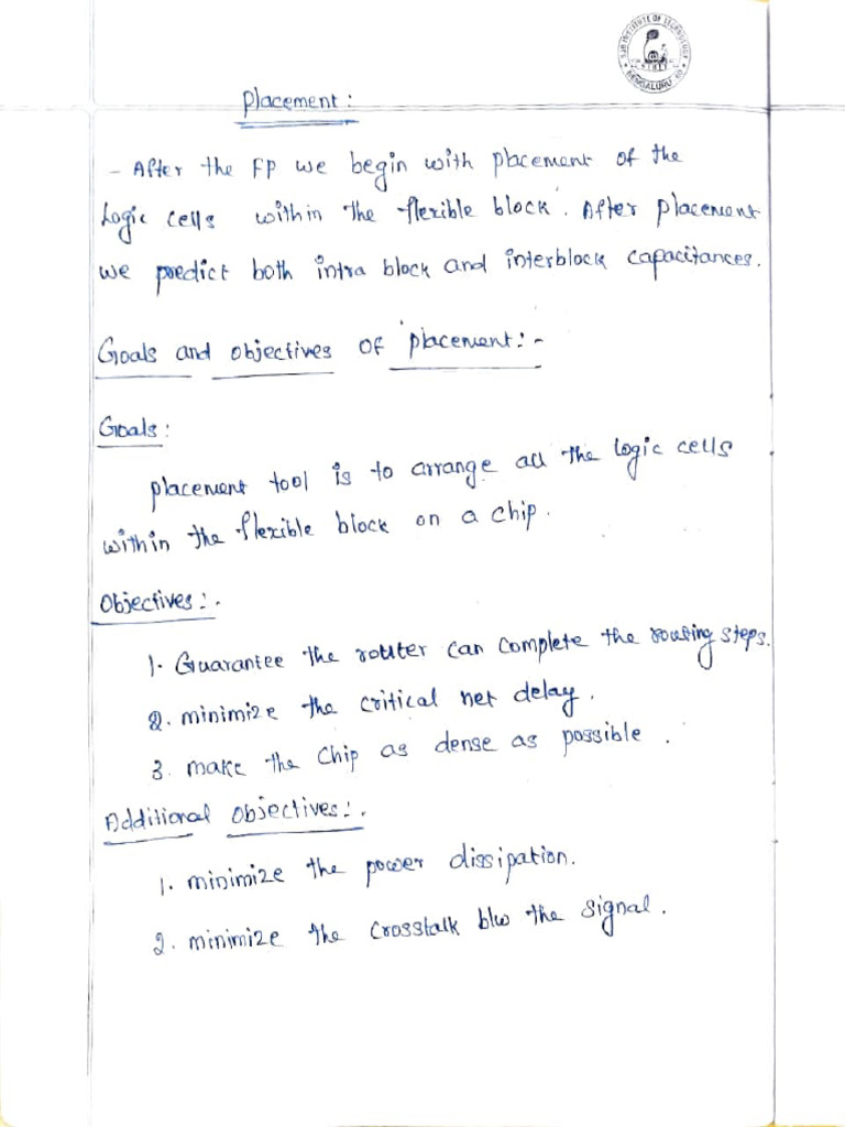Texative Placement Notes | PDF