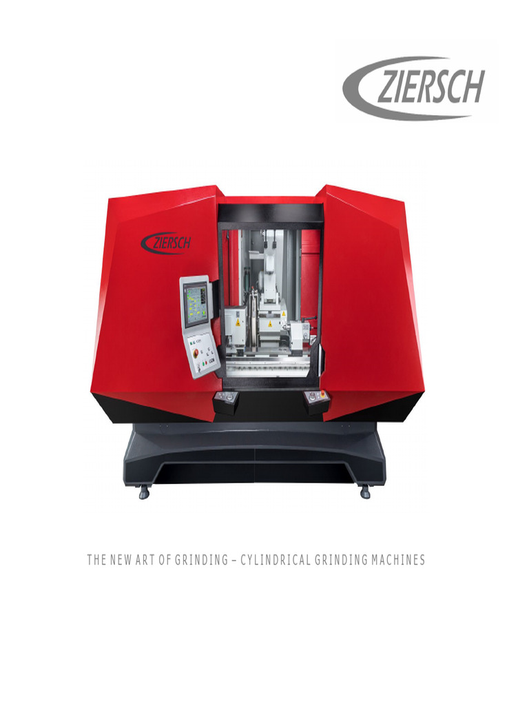 Cylindrical Grinding Machines ZR Series | PDF | Grinding (Abrasive ...
