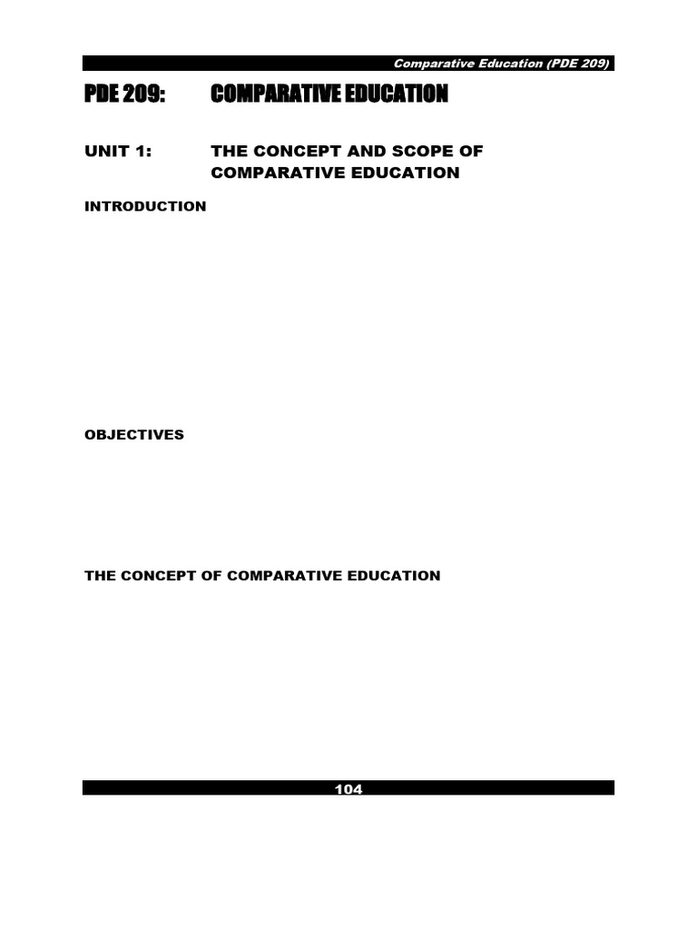 Understanding Comparative Education | PDF | Liberal Arts Education