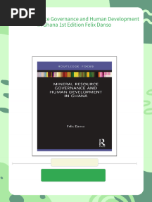 Mineral Resource Governance and Human Development in Ghana 1st Edition Felix Danso - The full ebook with all chapters is available for download