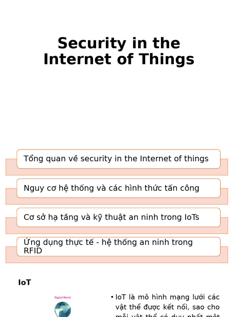 Security in The Internet of Things | PDF