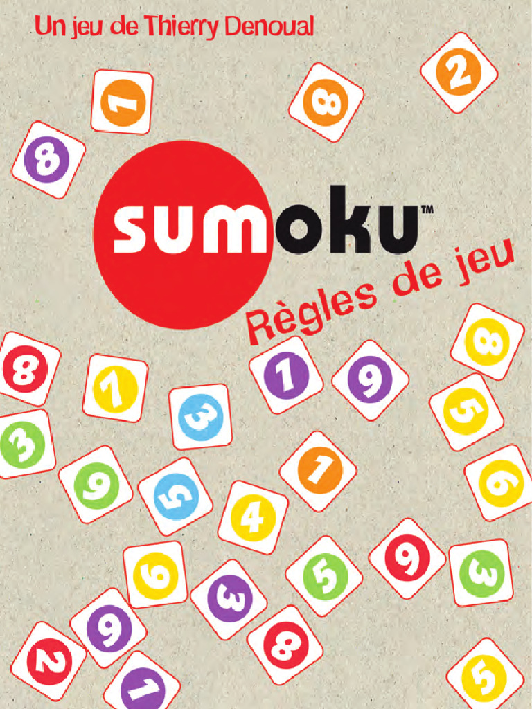 Règles du jeu Sumoku et variantes | PDF | Dé | Gaming