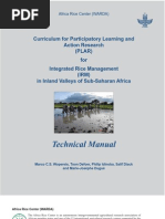 Download Curriculum for Participatory Learning and Action Research PLAR for Integrated Rice Management IRM in Inland Valleys of Sub-Saharan Africa -- PLAR Technical Manual by Africa Rice Center SN83943830 doc pdf
