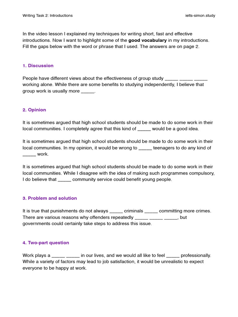 2.3-Introductions-worksheet | PDF