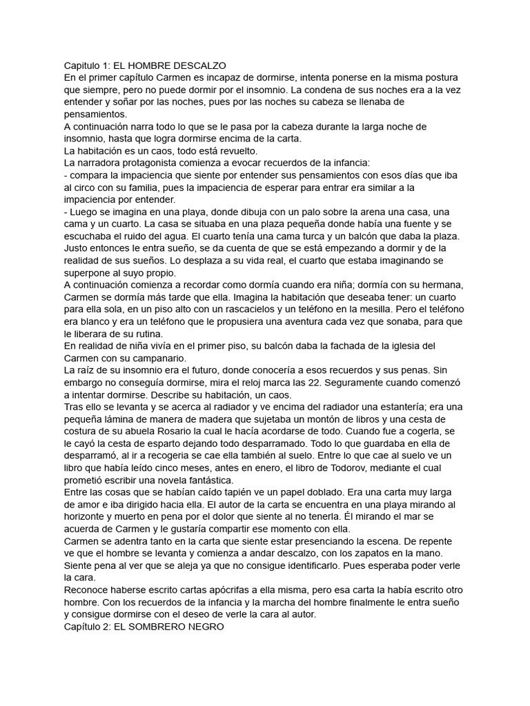 El Cuarto de Atrás: Insomnio y Recuerdos | PDF | Amor