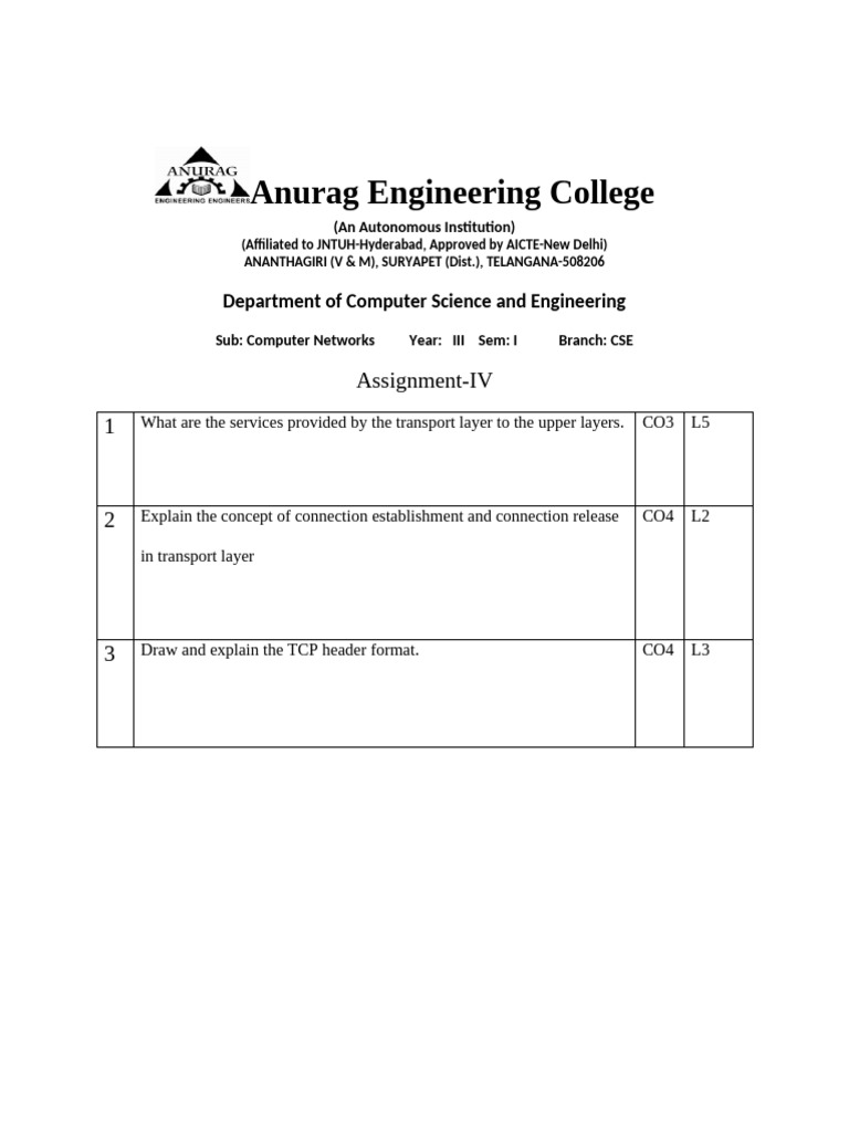 Assignment IV | PDF