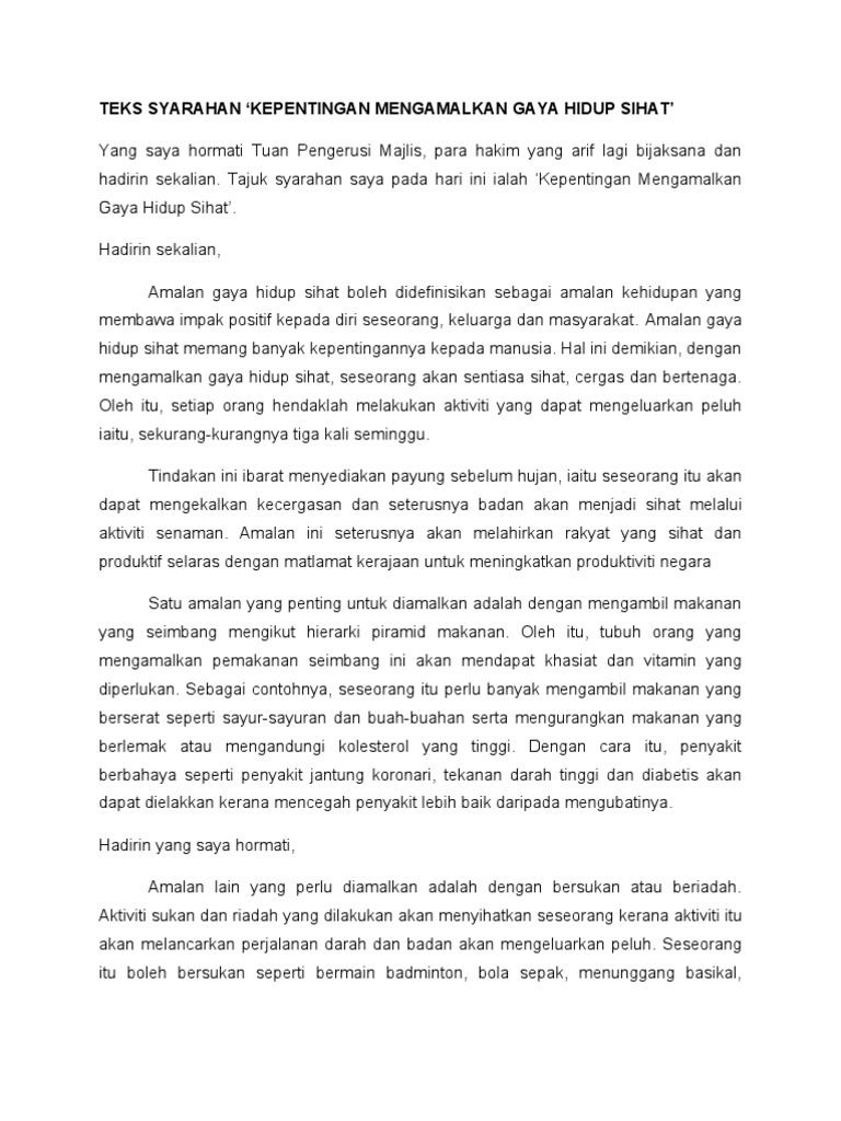 Teks Syarahan Pdf