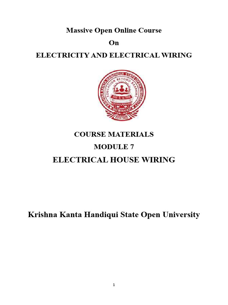 Basics of Wiring (Part 1) | PDF | Ac Power Plugs And Sockets | Electric ...