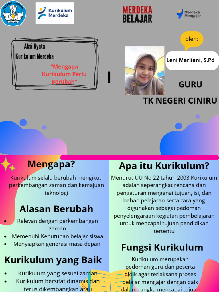 Aksi Nyata Kurikulum Merdeka@Leni Marliani | PDF