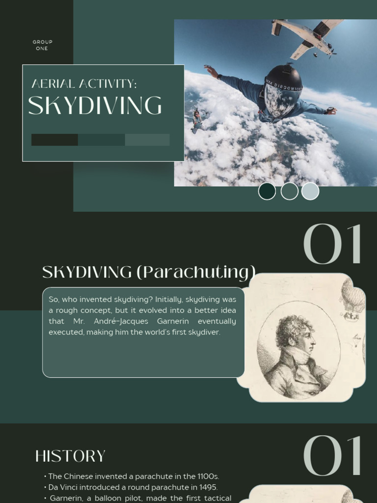 History and Benefits of Skydiving | PDF | Parachuting | Parachute