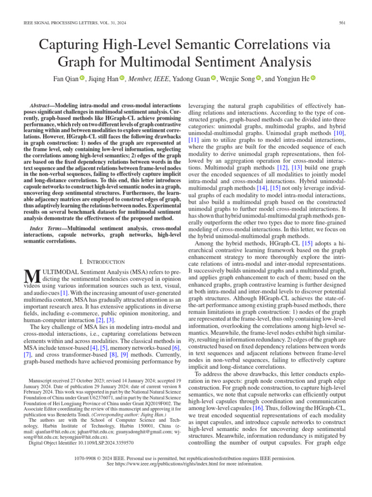 Enhancing MSA with Graph Capsule Networks | PDF