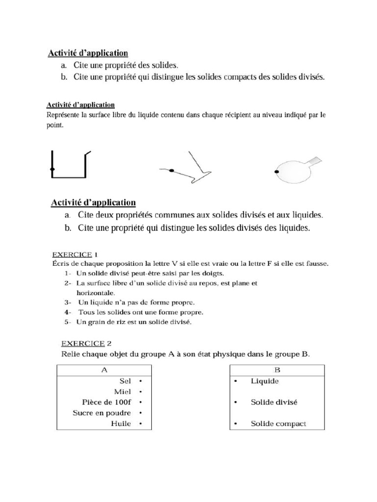 exercice 6e 2 | PDF