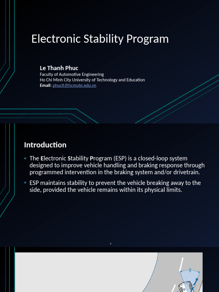 Chapter 2 - ESP | PDF | Vehicles | Vehicle Technology