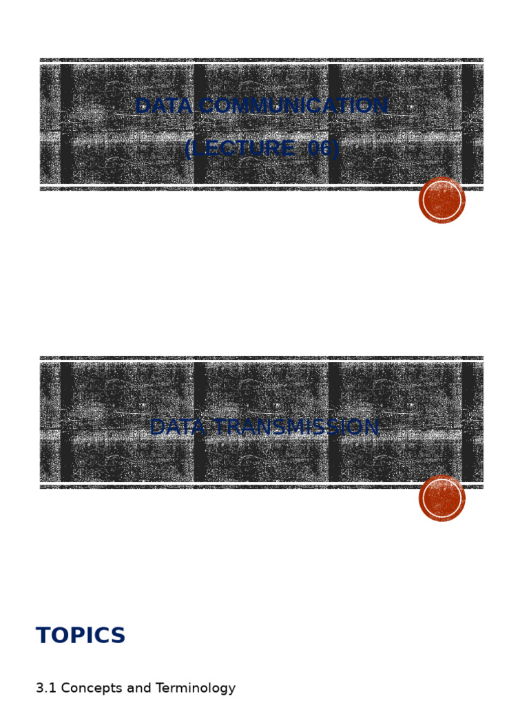 Data Transmission Concepts and Impairments | PDF | Frequency ...