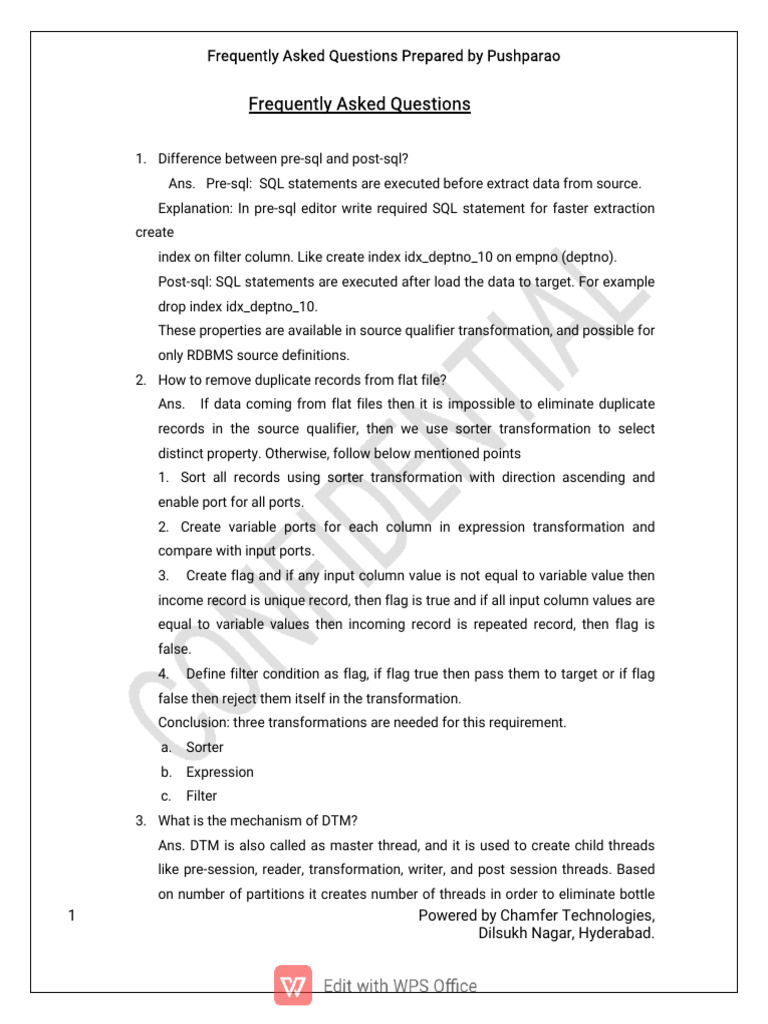 FAQs on Data Transformation Methods | PDF