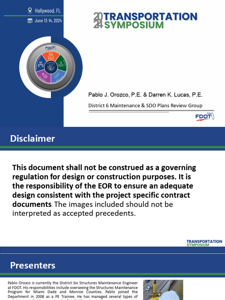 Non-Department Bridges in FDOT ROW | PDF | Specification (Technical ...