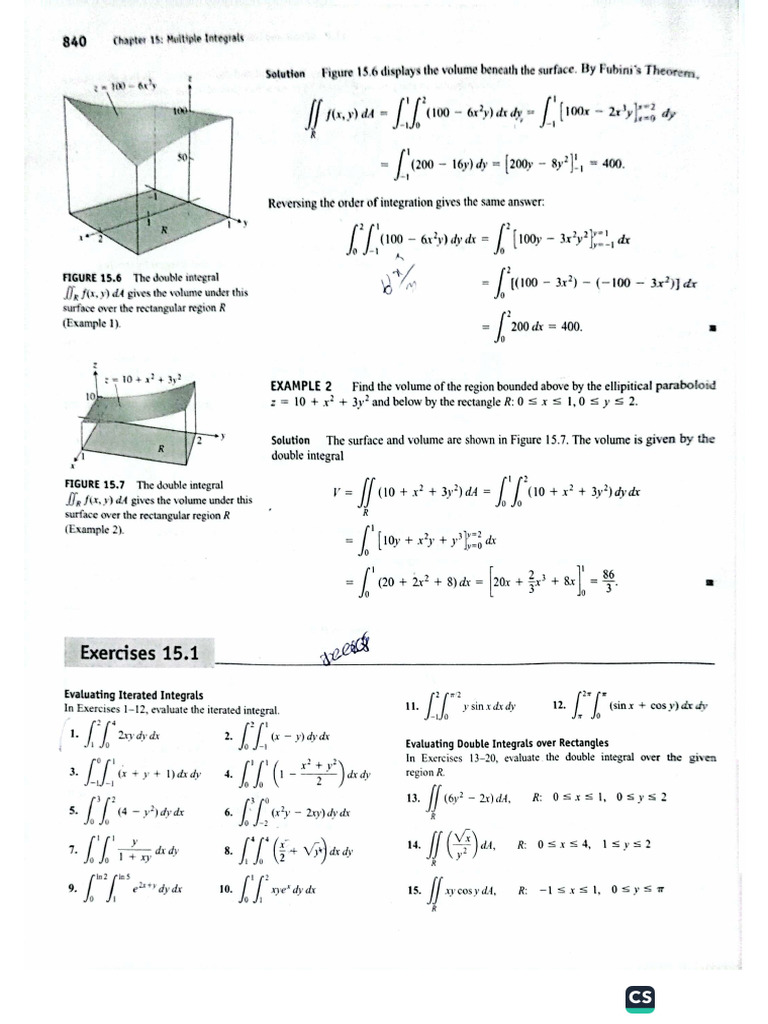 Chapter 15 Notes Thomas Calculus | PDF