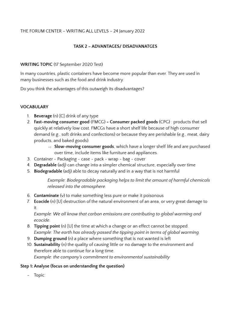 IELTS Writing Task 2 Sample Guide | PDF | Shelf Life | Climate Change
