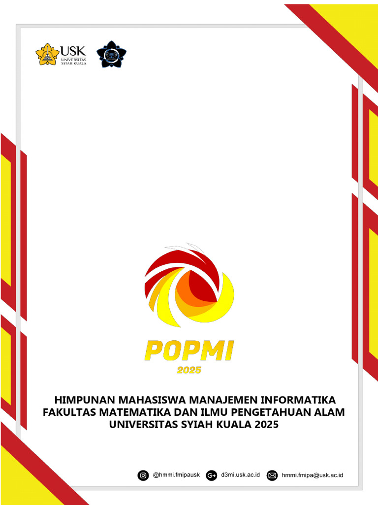 Proposal POPMI 2025 HMMI USK | PDF