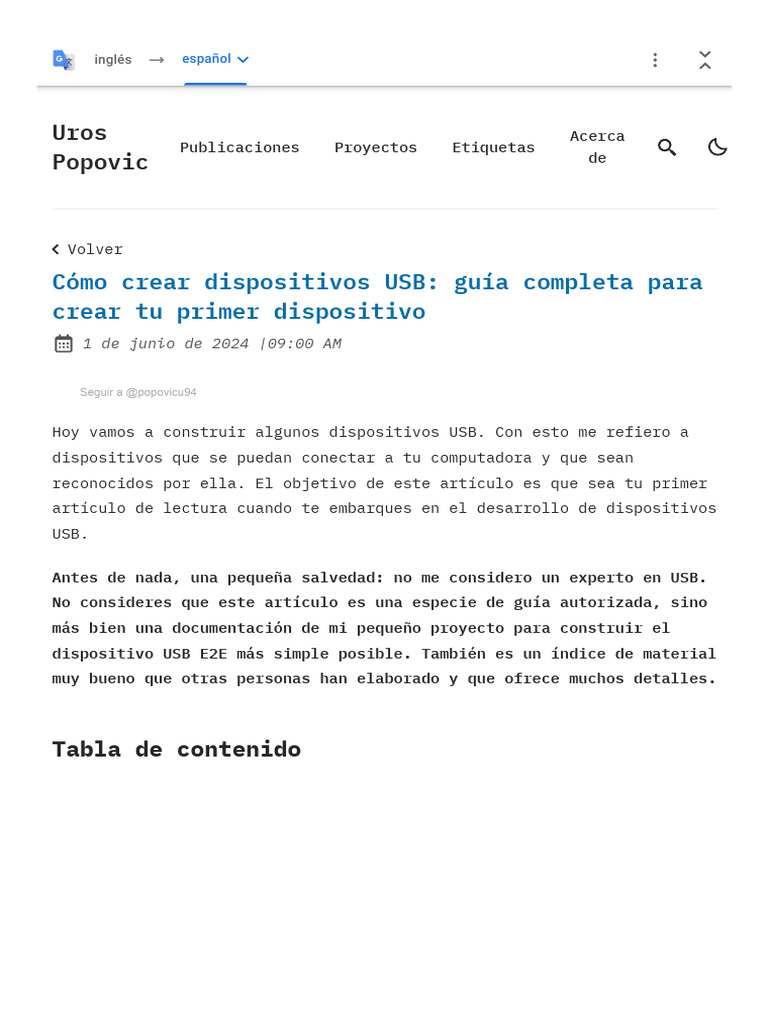 Guía para Crear Dispositivos USB | PDF | Hardware de la computadora ...