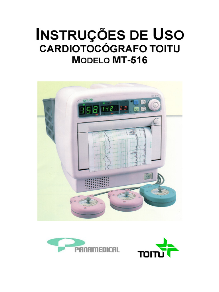 Cardiotocógrafo Toitu Modelo MT 516 | PDF