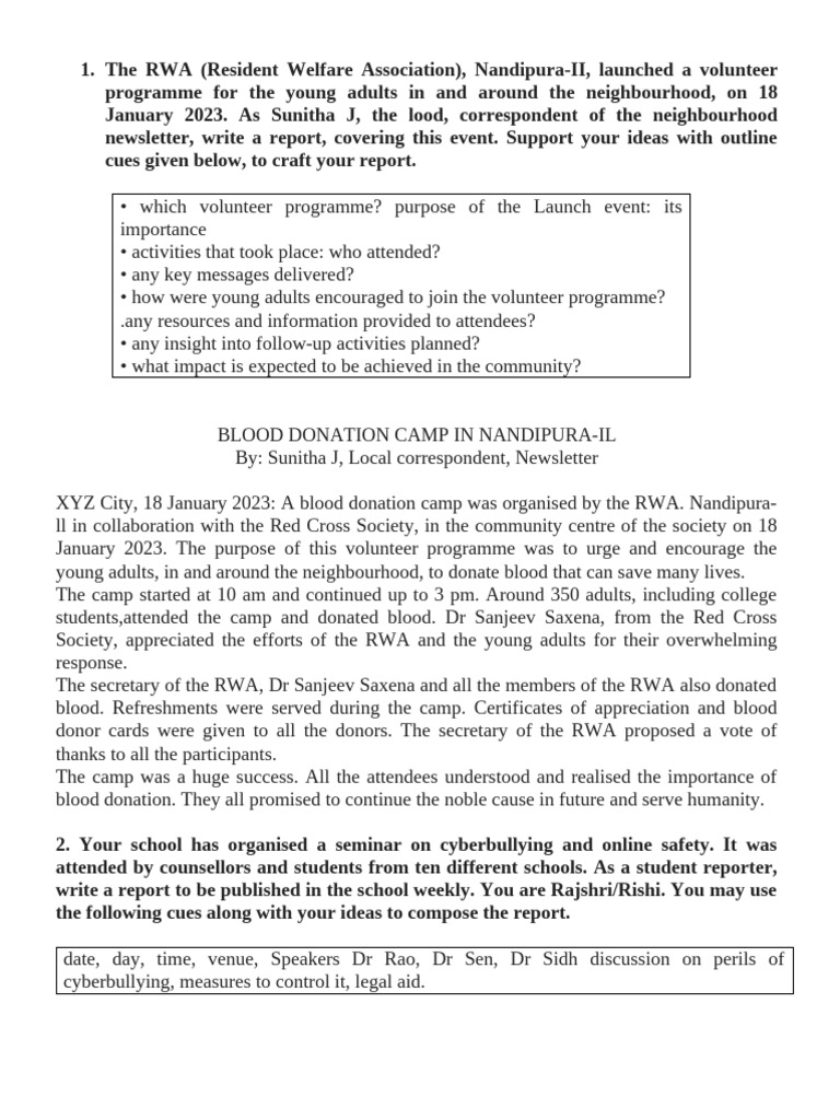 REPORT WRITING PDF Notes Original | PDF