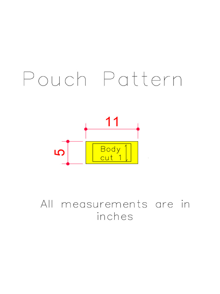 Pouch Patterns | PDF