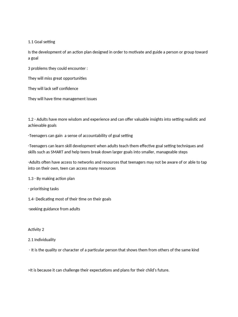 Life Orientation Grade 11 Term 4 Guide | PDF | Adolescence | Self Esteem
