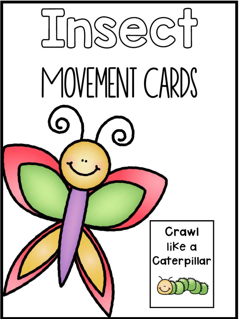 Insect Movement Activity Cards | PDF