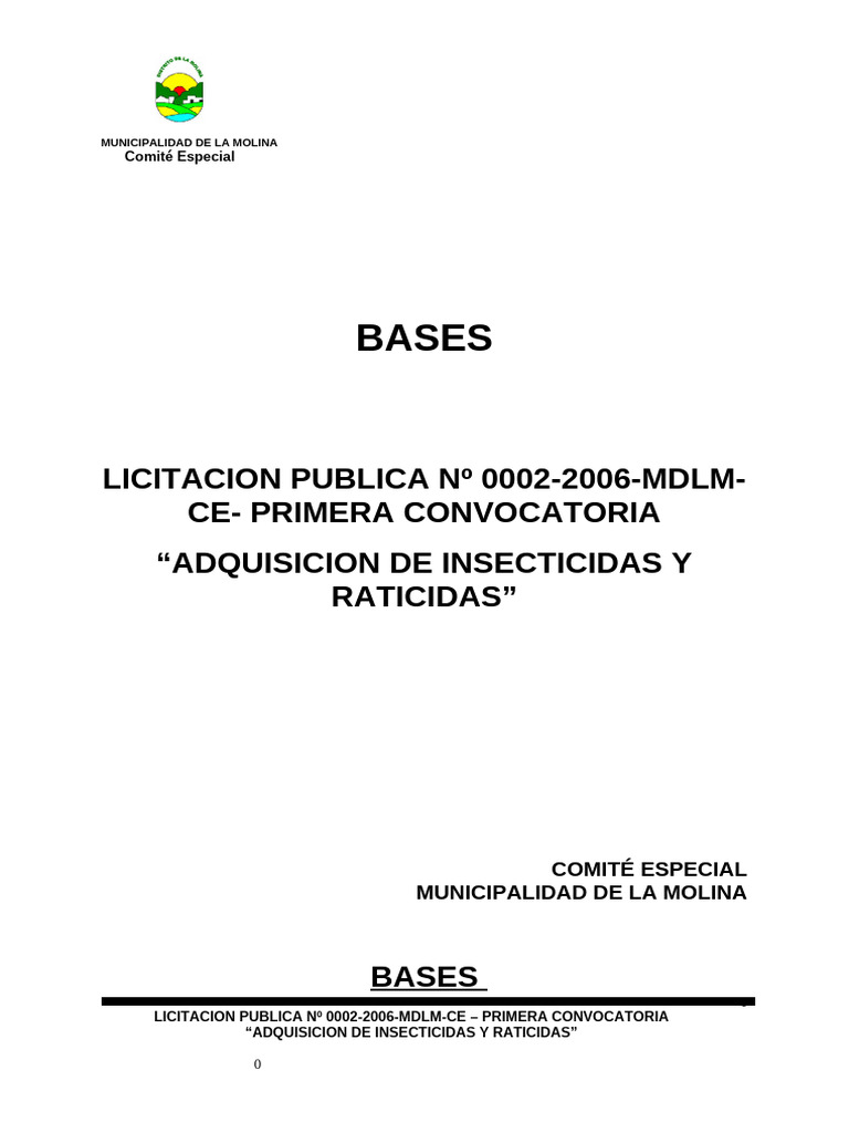 Lp 002-2006 Insecticidas | PDF