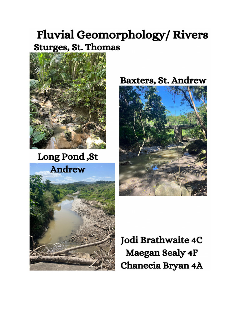 Geo Project | PDF | River | Valley