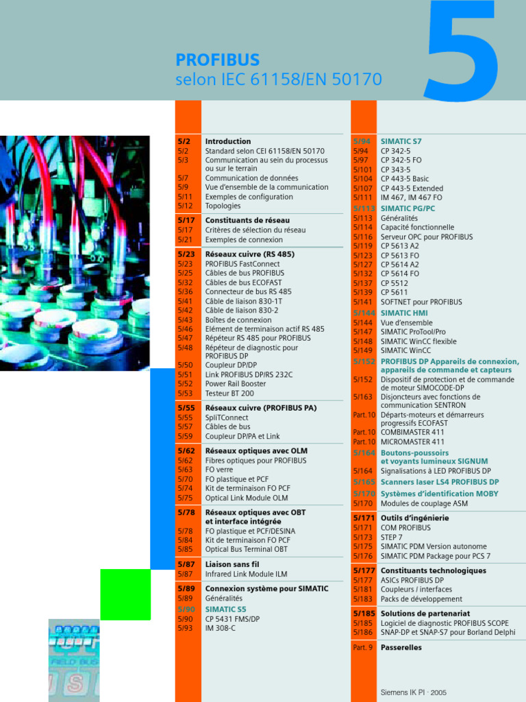 Guide complet sur PROFIBUS 2005 | PDF | Matériel informatique ...