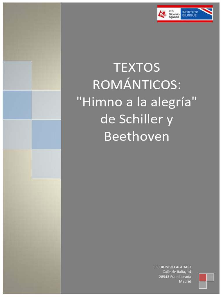 Himno a la Alegría de Beethoven | PDF | Sinfonía n.º 9 (Beethoven ...