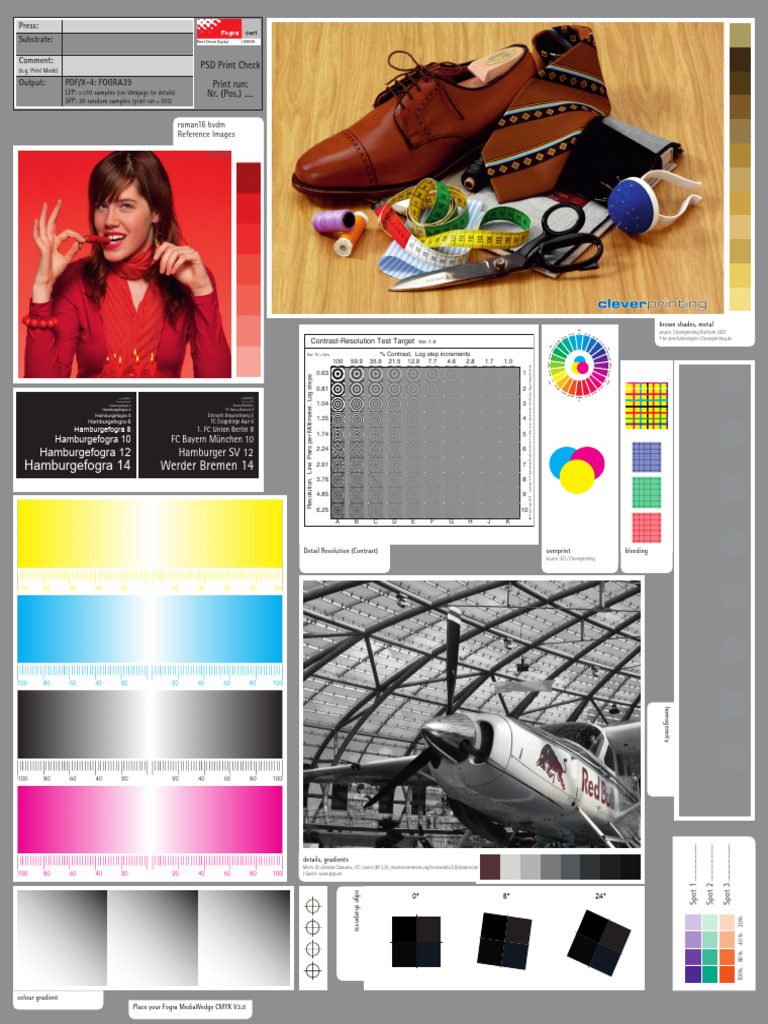 Contrast-Resolution Test for Cleverprinting | PDF | Association ...