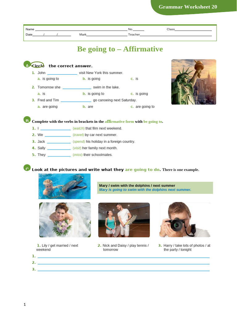 Grade 3 Present Perfect Worksheet | PDF