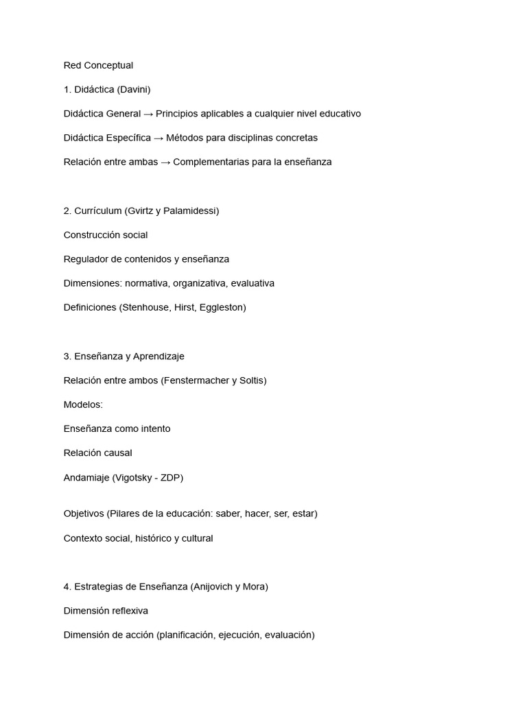 Didáctica y Currículum en Educación | PDF | Enseñando | Plan de estudios