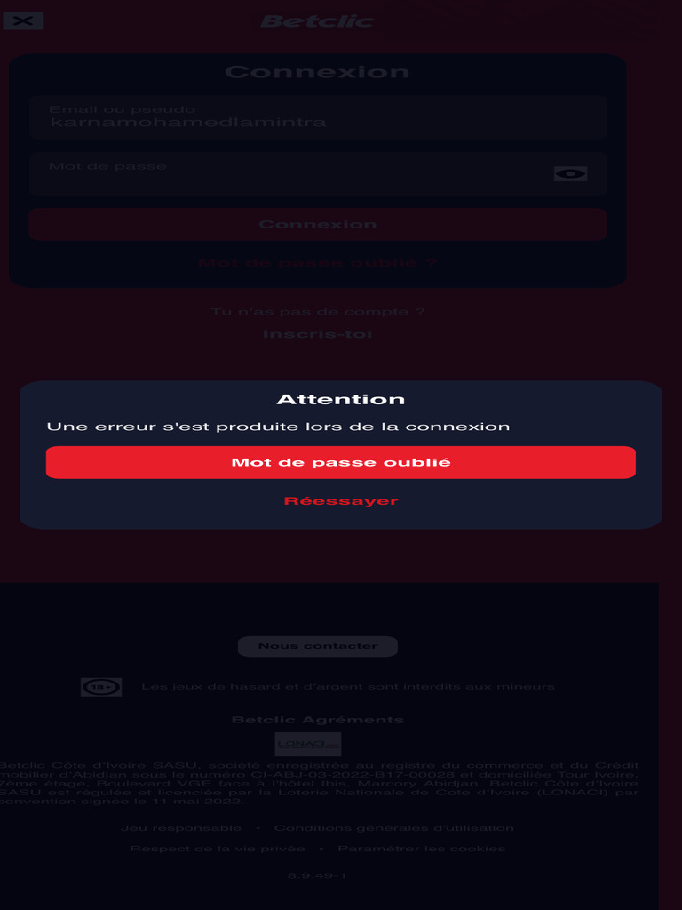 Funzionalità Betclic