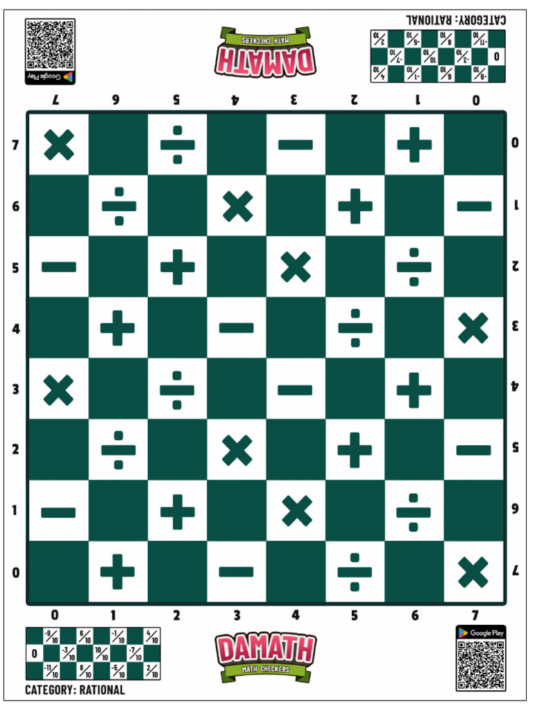 Damath Rational Board Overview | PDF
