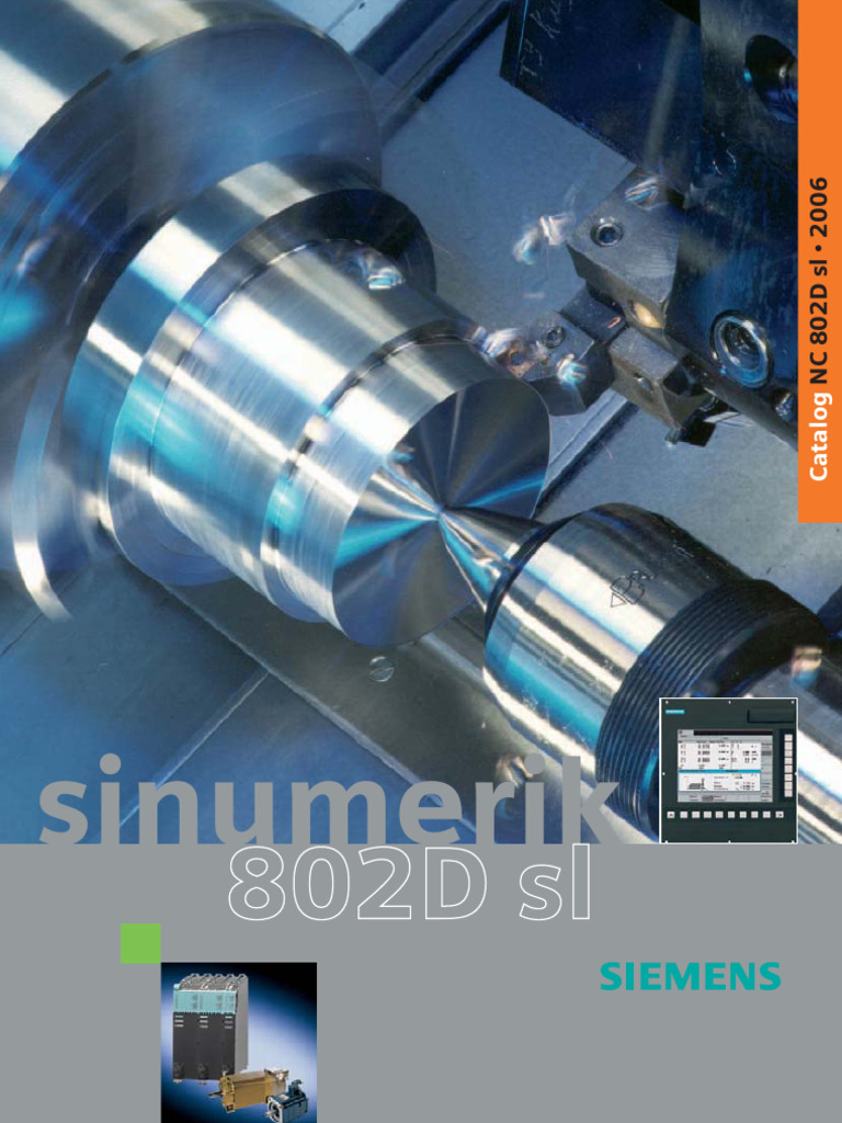 SINUMERIK 802D sl CNC Control Catalog | PDF | Programmable Logic ...