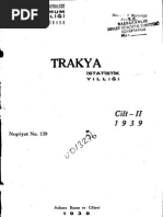 trakya istatistikleri 1935