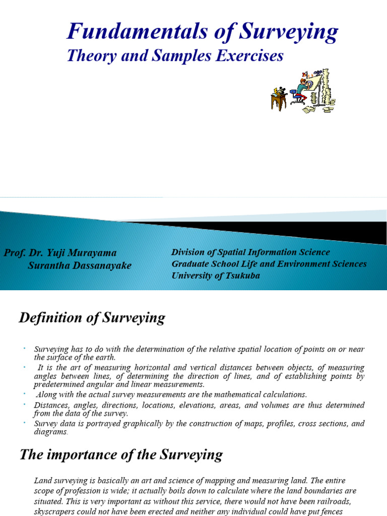Surveying Fundamentals and Techniques | PDF | Trigonometric Functions ...