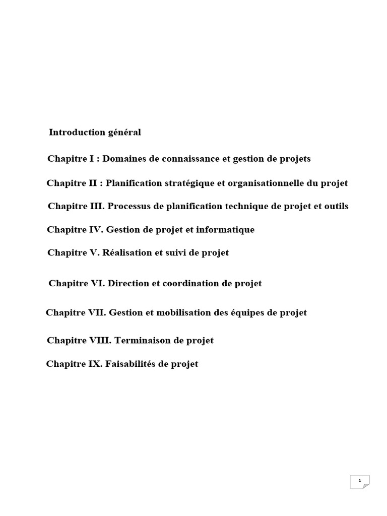 Gestion de Projets : Guide 2024 | PDF | Planification | Gestion de projet