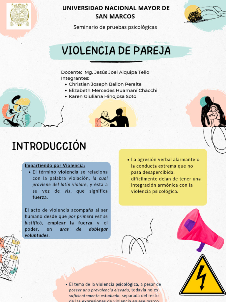 Tipos de Violencia en Relaciones de Pareja | PDF | Violencia | Validez ...