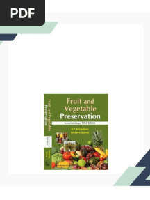 (Ebook) Fruit and Vegetable Preservation by R.P. Srivastava, Sanjeev Kumar ISBN 9788185860749, 8185860742 - The ebook in PDF format is ready for immediate access