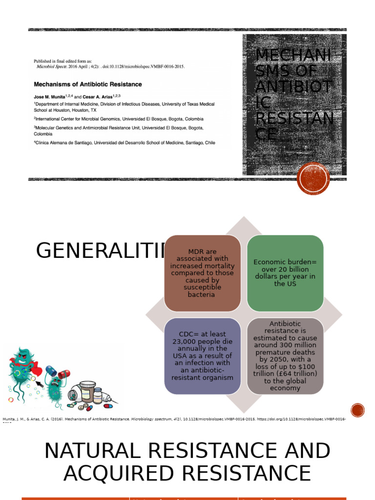 Mechanisms of Antibiotic Resistance Explained | PDF | Antimicrobial ...