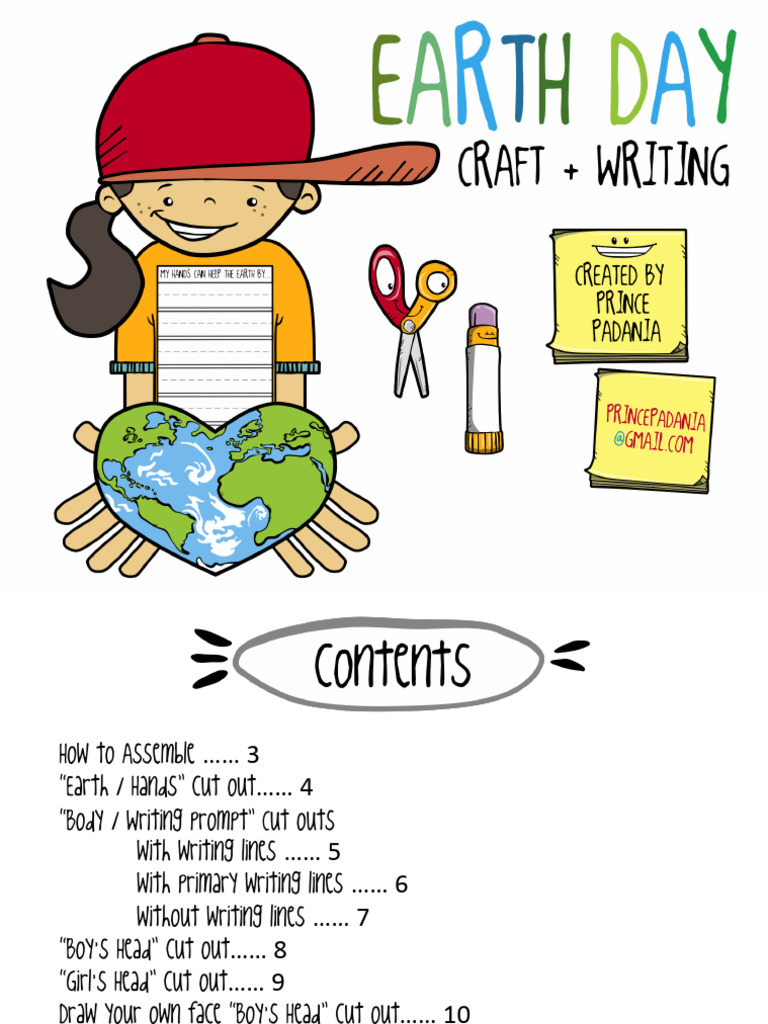 Earth Day Craft Assembly Guide | PDF