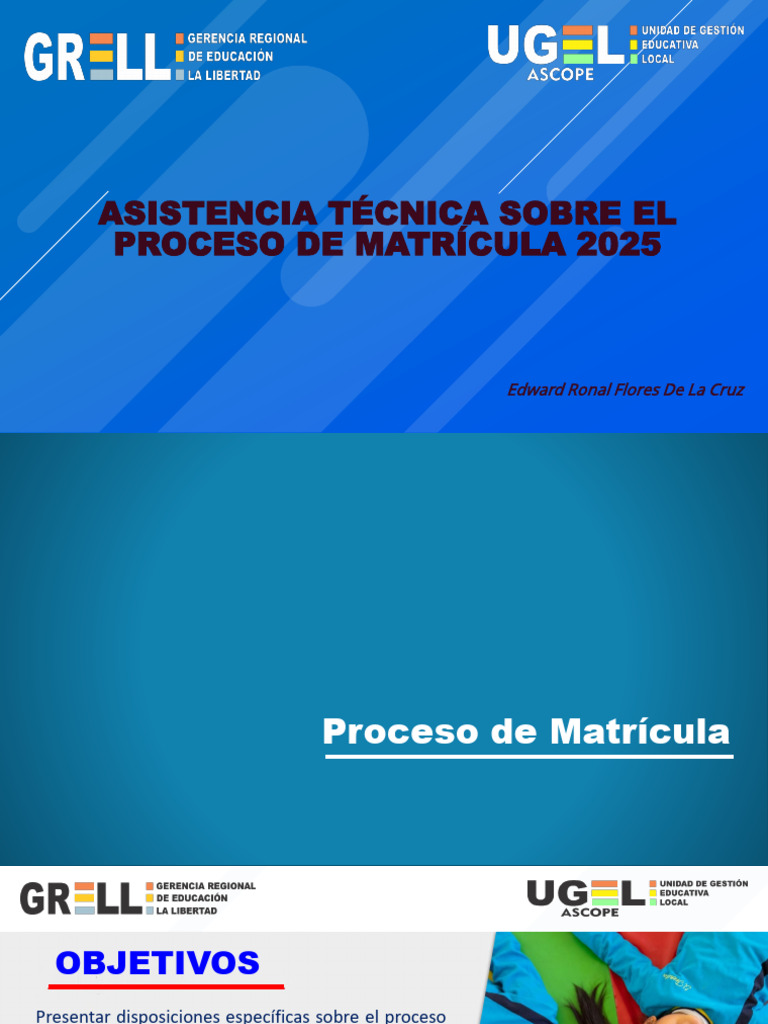 Proceso de Matrícula 2025 en Educación Básica | PDF | Certificado de ...