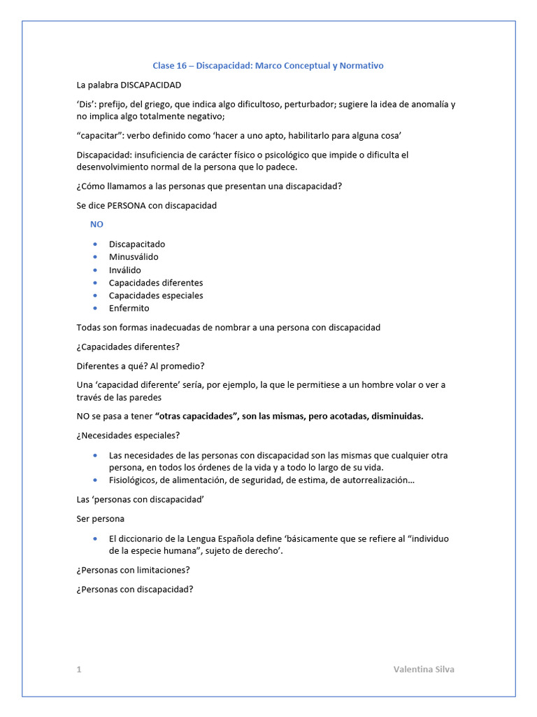 Discapacidad: Conceptos y Modelos Clave | PDF | Invalidez | Politica social